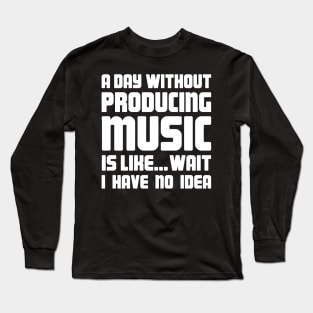 Gift For Music Producer / Mastering Engineer Long Sleeve T-Shirt